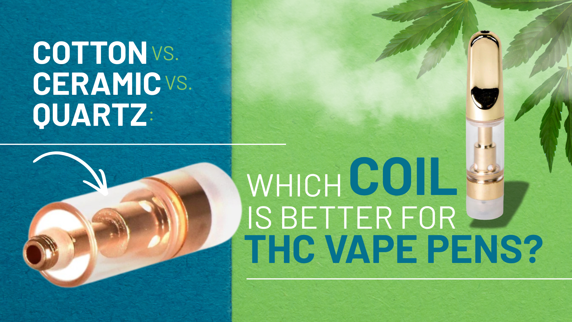 Cotton vs Ceramic vs Quartz: Which Coil is Better for THC Vape Pens Featured Image
