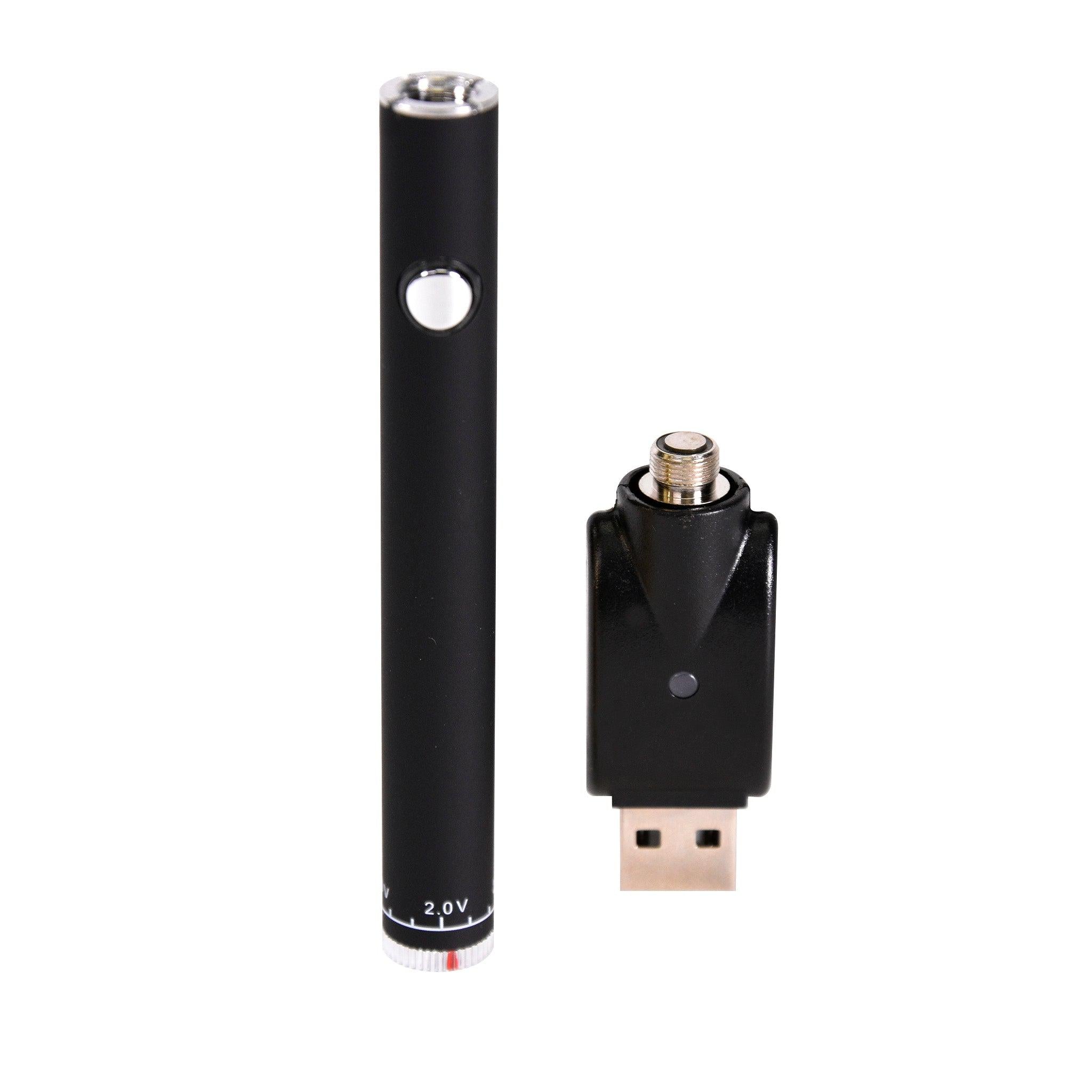 Black 510 Thread Battery Variable Twist-510 Thread Batteries-Vape Pens Wholesale