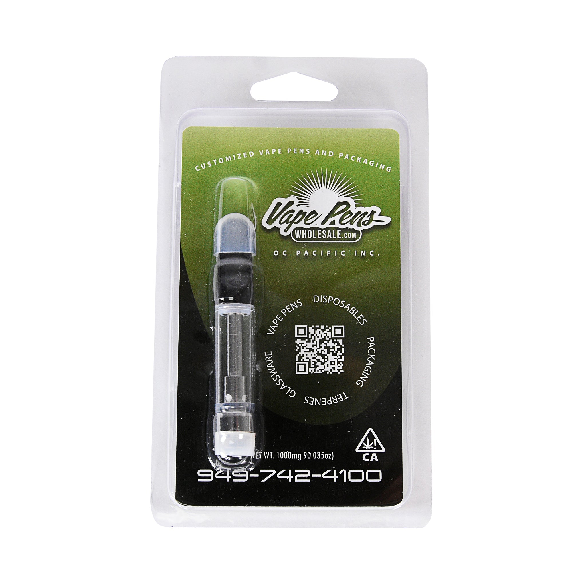 Blank Clamshell Blister Cartridge Packaging-Cartridge Packaging-Vape Pens Wholesale