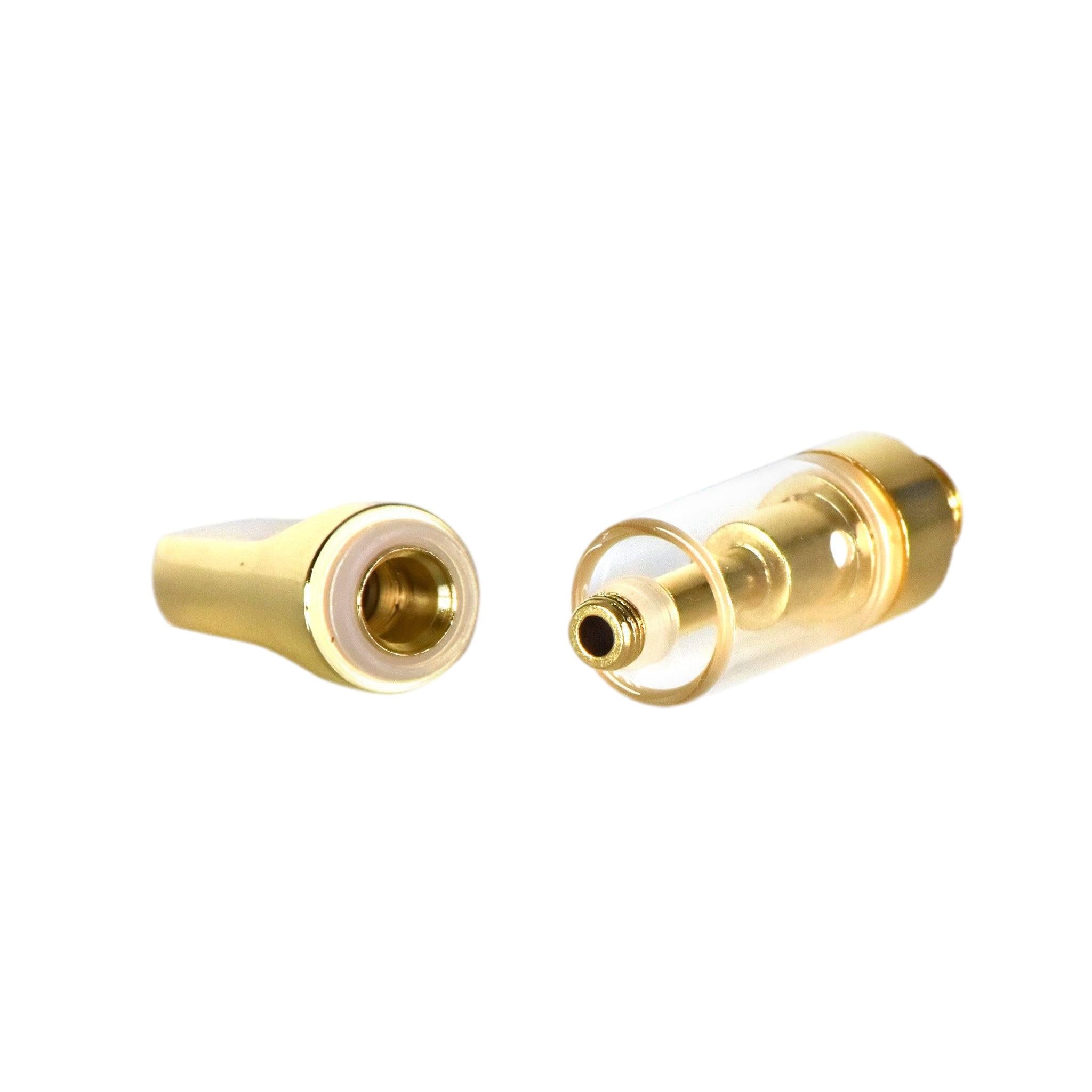 Empty 0.5mL 510 Gold Tip Vape Cartridge-Vape Cartridges-Vape Pens Wholesale
