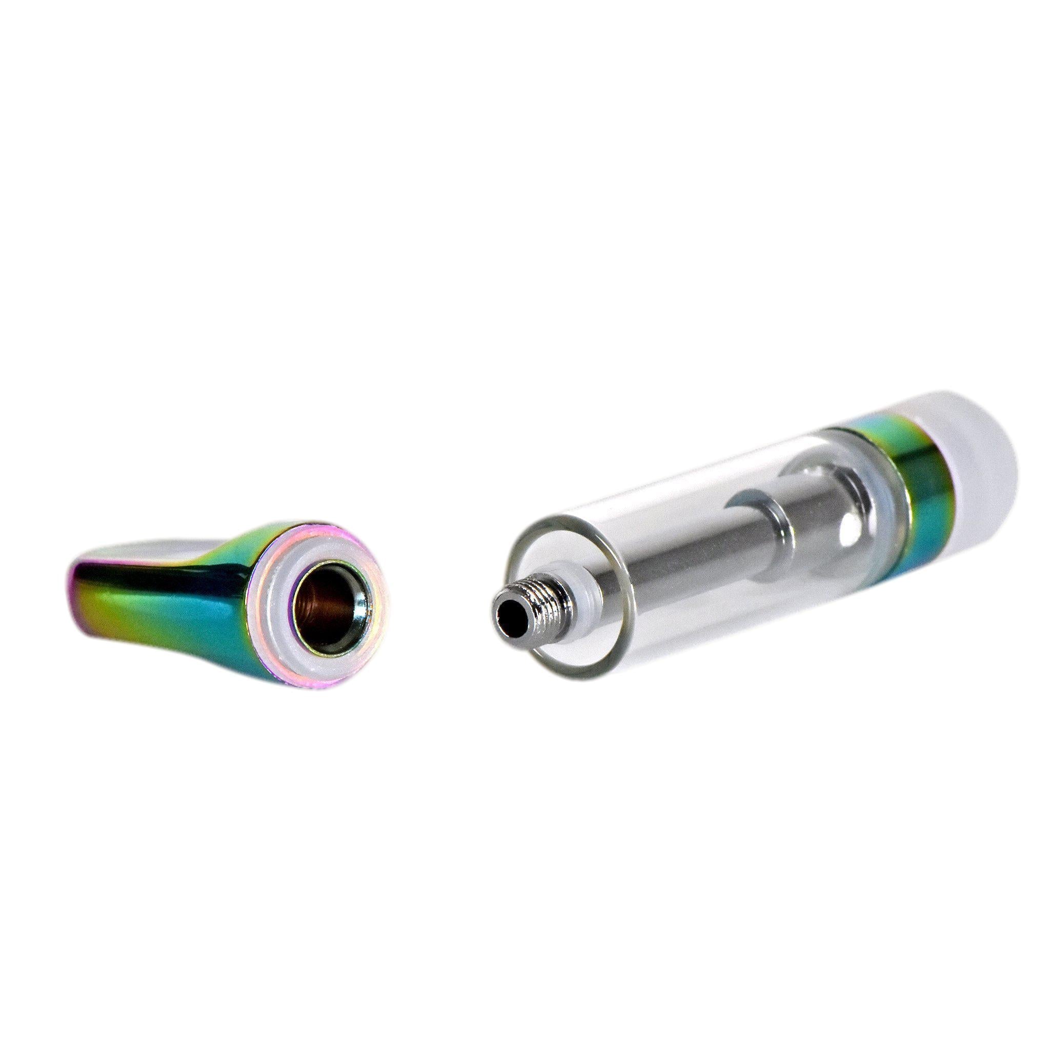 Empty 0.5mL 510 Iridescent Tip Vape Cartridge-Vape Cartridges-Vape Pens Wholesale