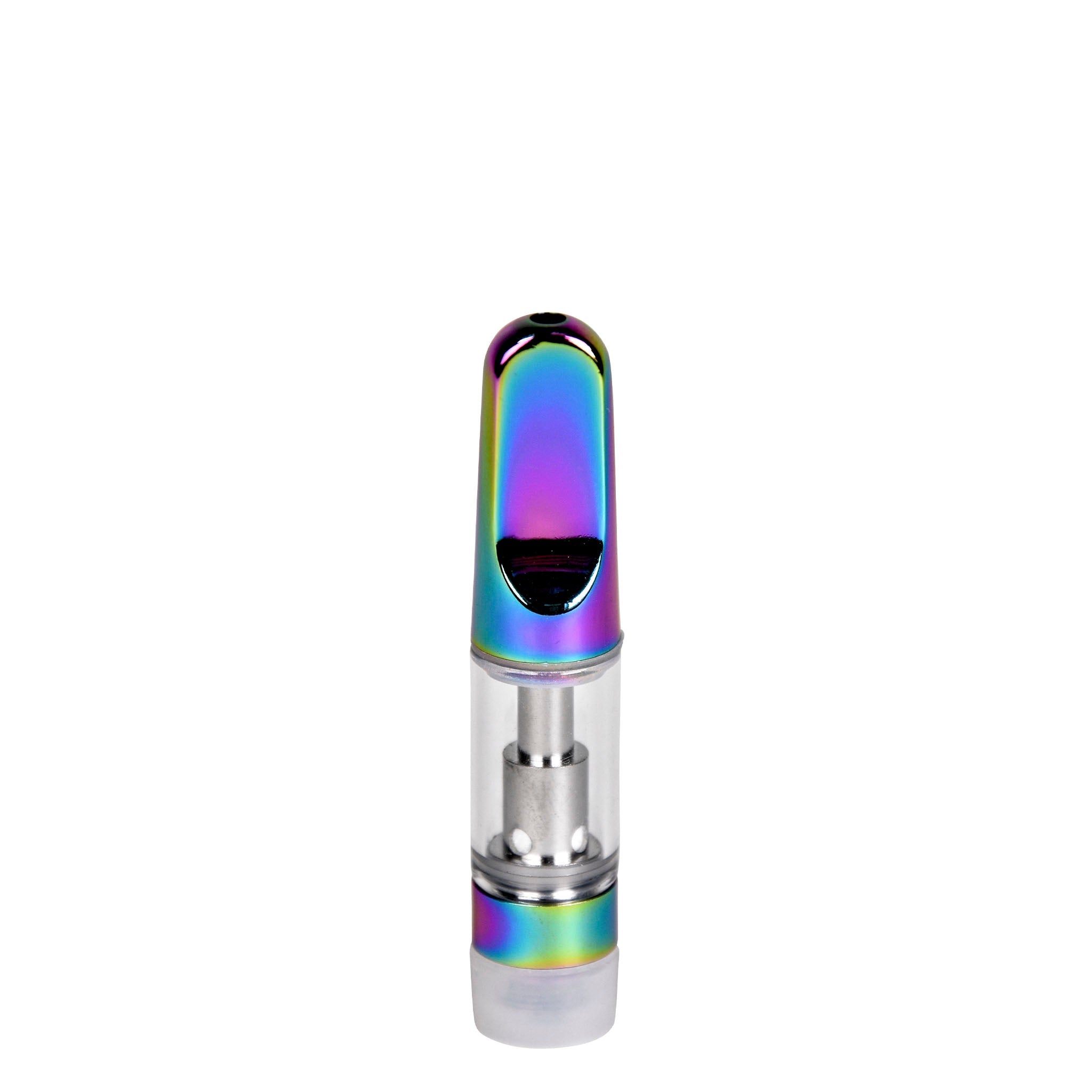 Empty 0.5mL 510 Iridescent Tip Vape Cartridge | Lab Tested Empty 0.5mL 510 Iridescent Tip Vape Cartridge | Lab Tested