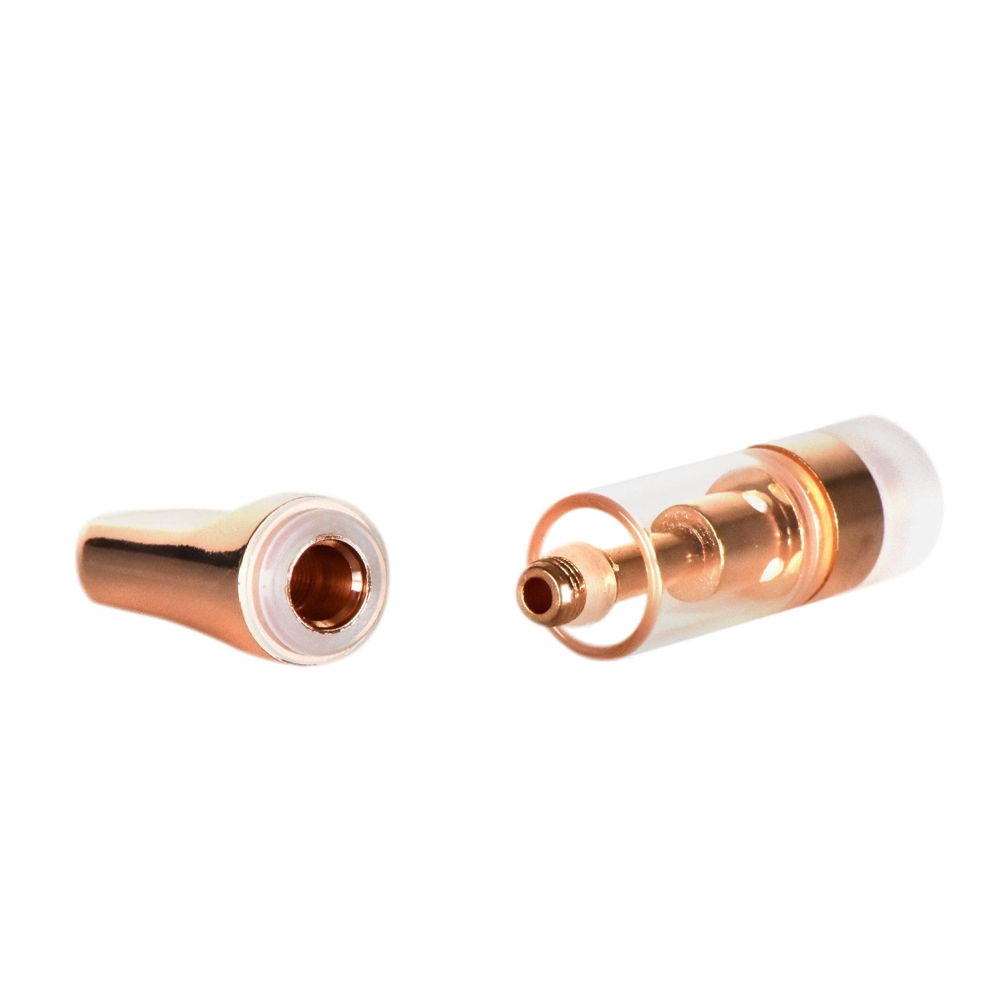 Empty 0.5mL 510 Rose Gold Tip Vape Cartridge-Vape Cartridges-Vape Pens Wholesale