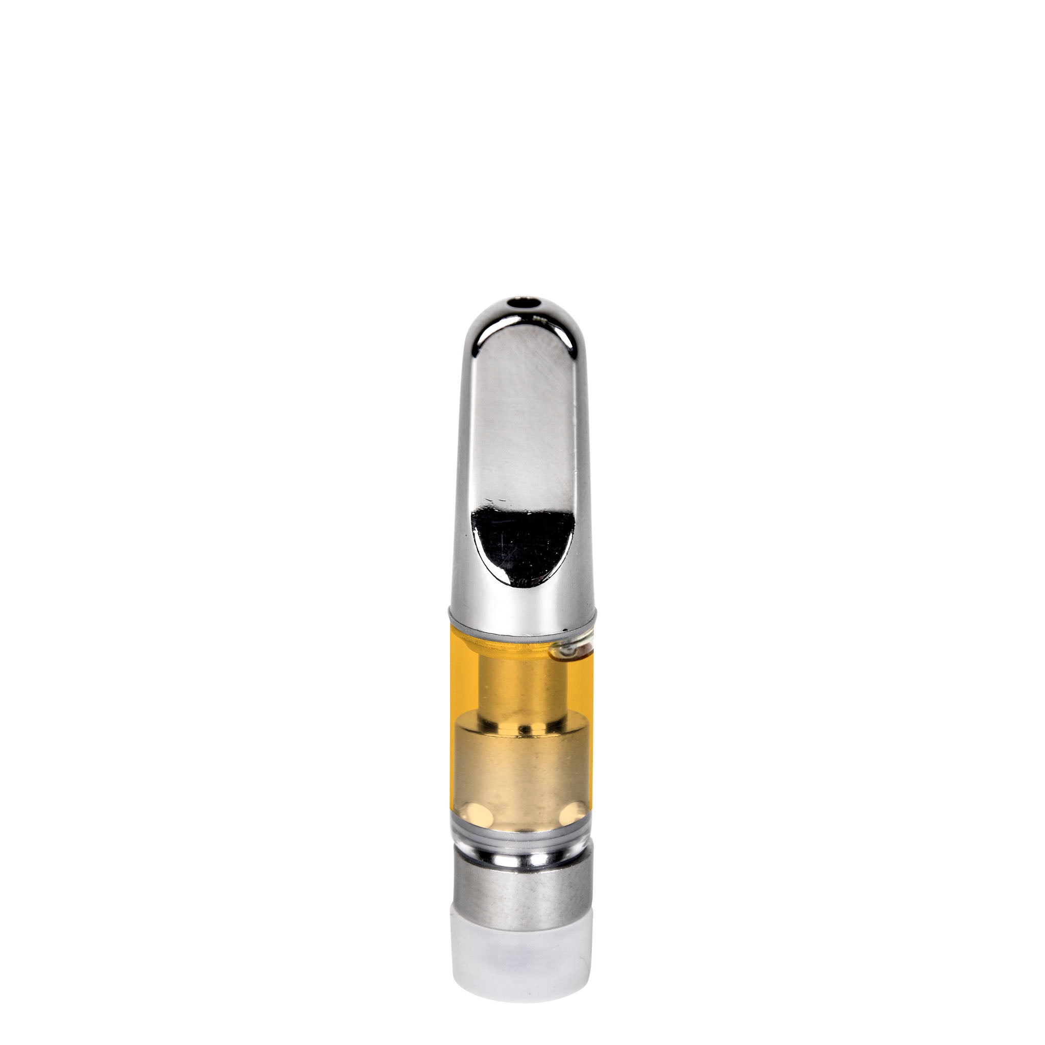 Empty 0.5mL 510 Silver Tip Vape Cartridge-Vape Cartridges-Vape Pens Wholesale