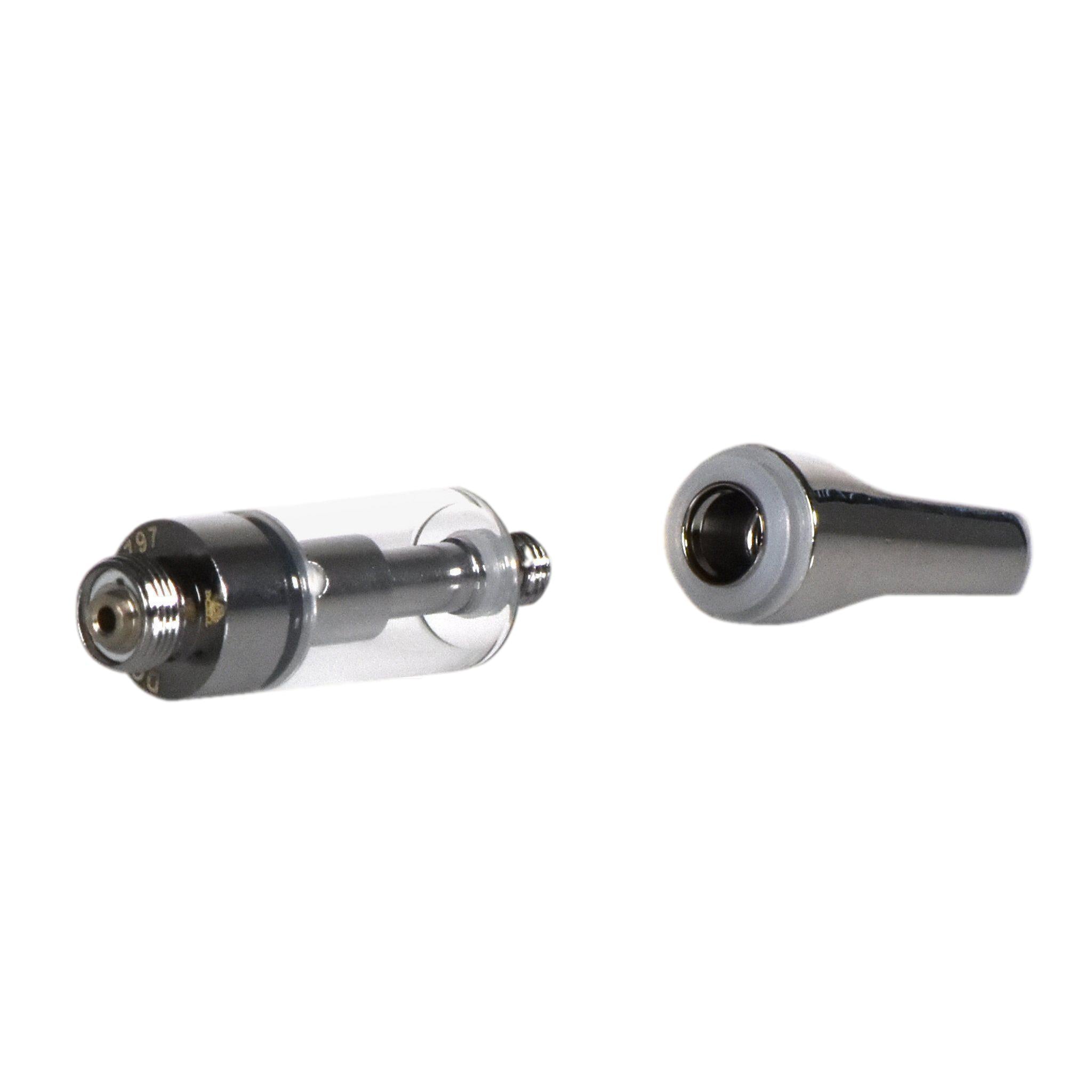 Empty 0.5mL 510 Silver Tip Vape Cartridge-Vape Cartridges-Vape Pens Wholesale