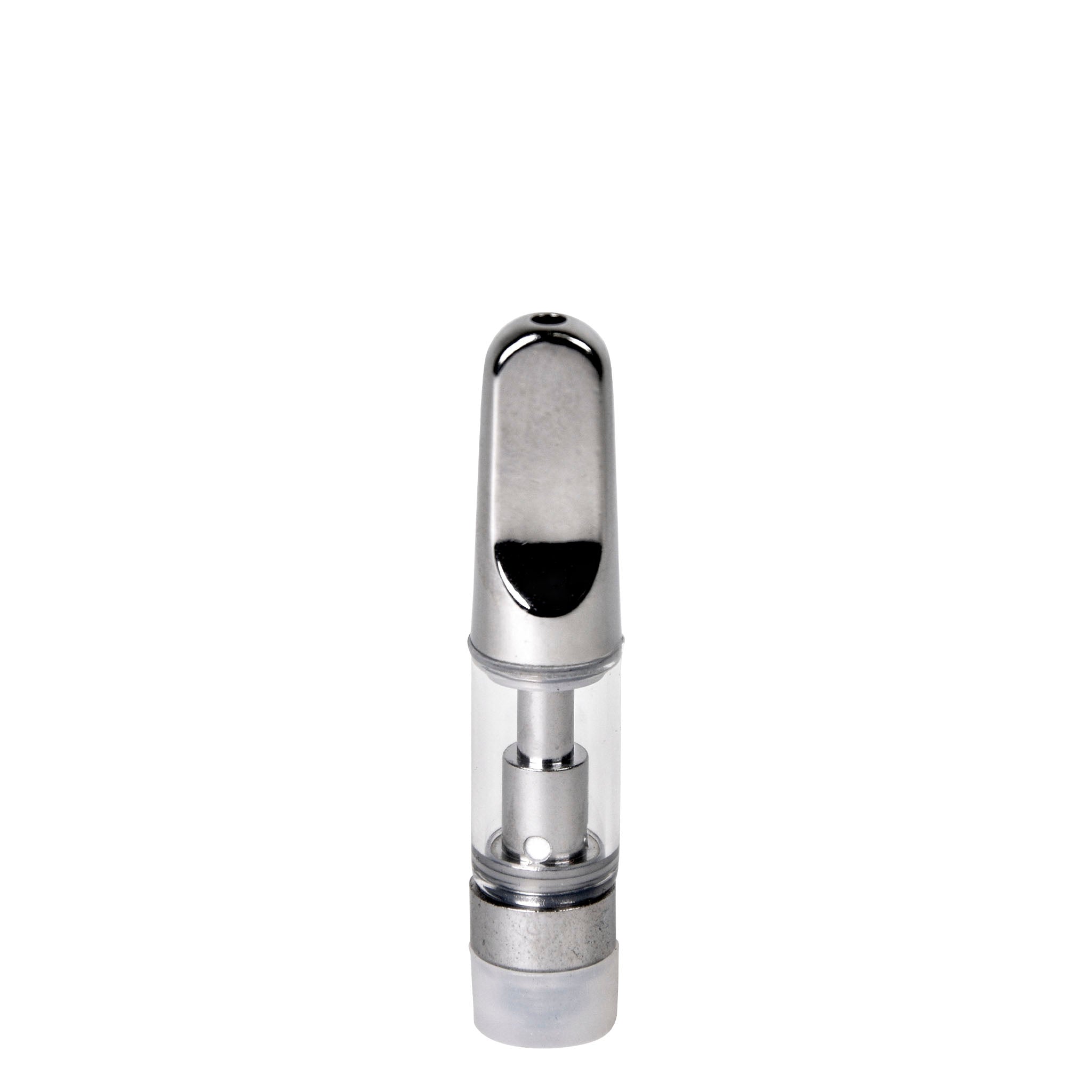 Empty 0.5mL 510 Silver Tip Vape Cartridge-Vape Cartridges-Vape Pens Wholesale