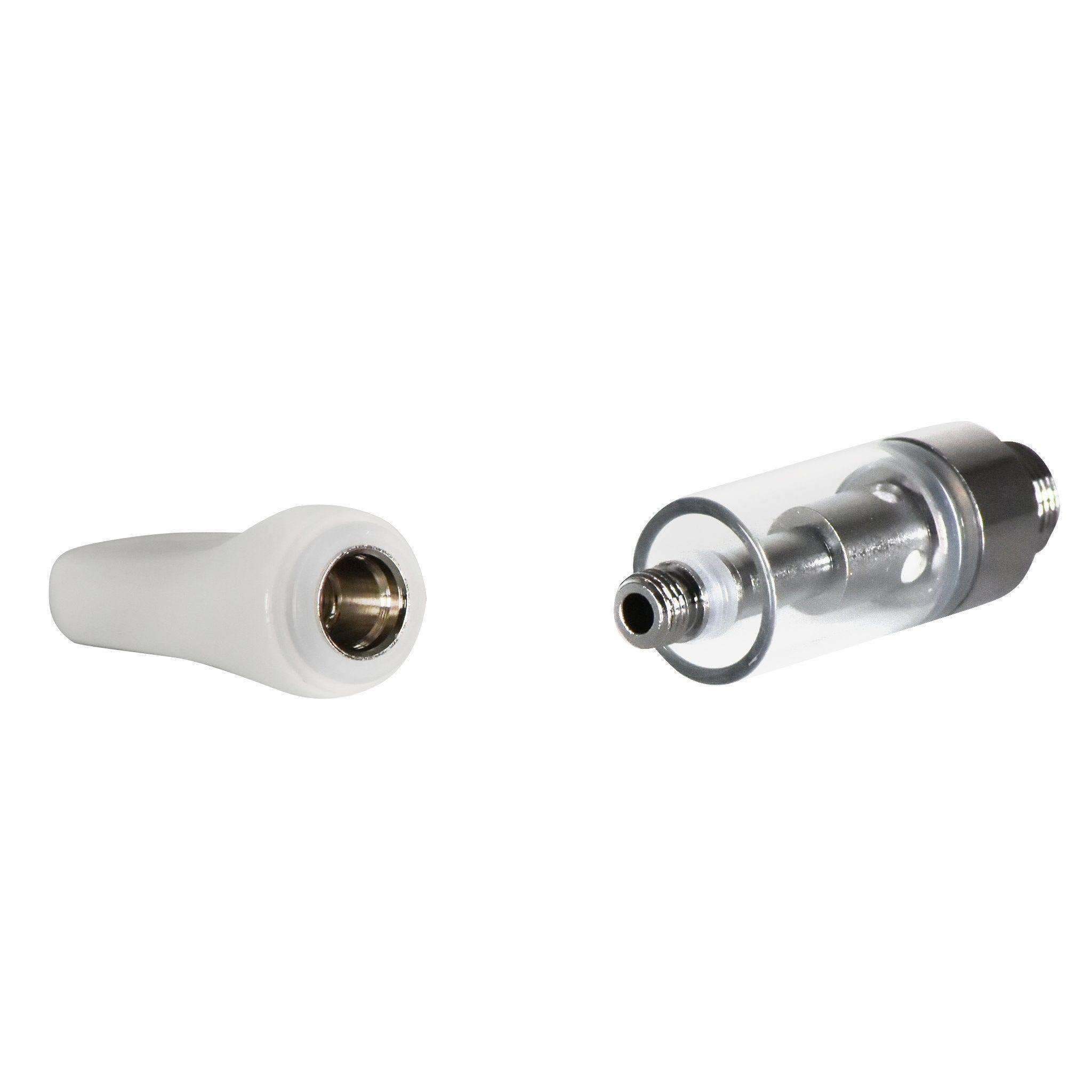 Empty 0.5mL 510 White Tip Vape Cartridge-Vape Cartridges-Vape Pens Wholesale