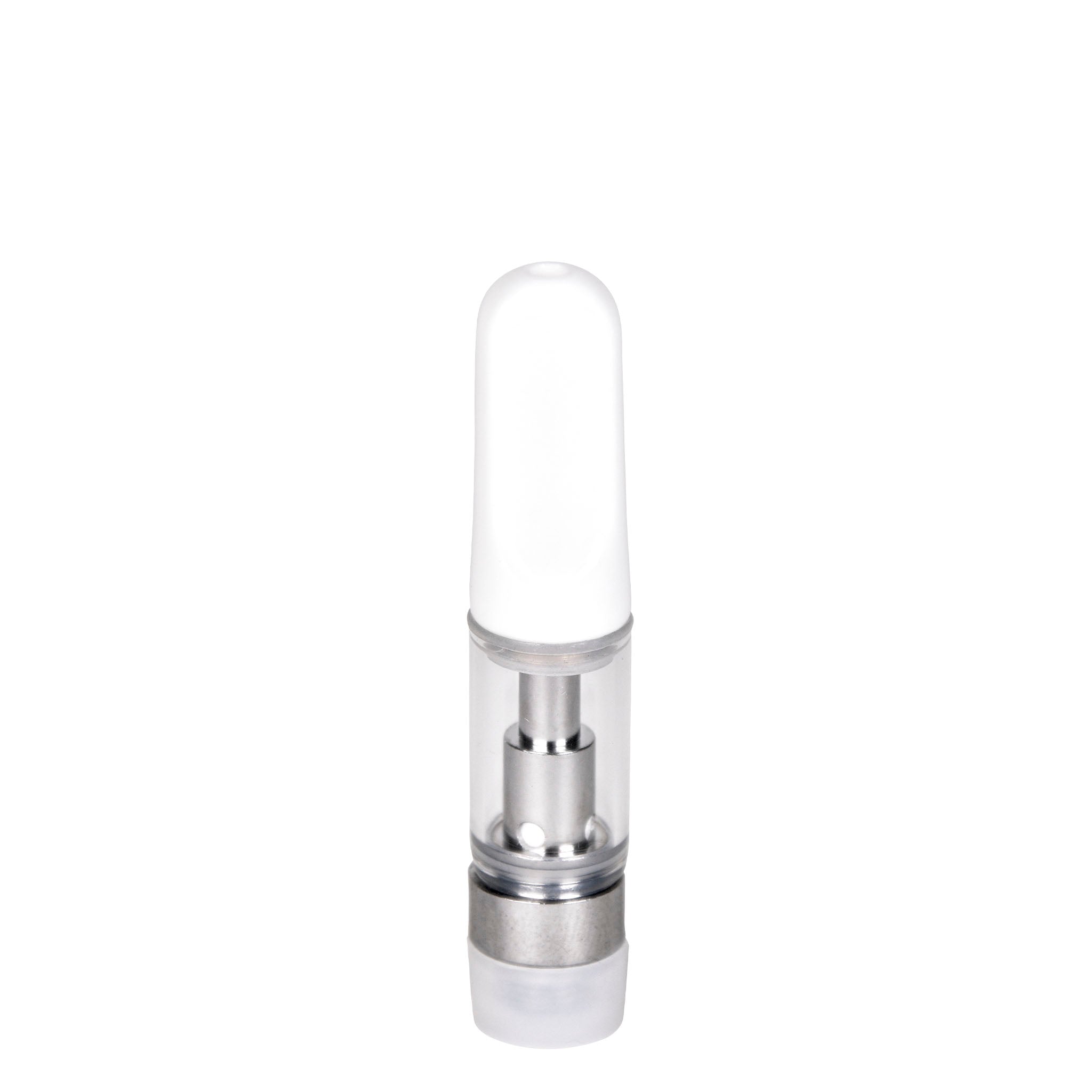 Empty 0.5mL 510 White Tip Vape Cartridge-Vape Cartridges-Vape Pens Wholesale