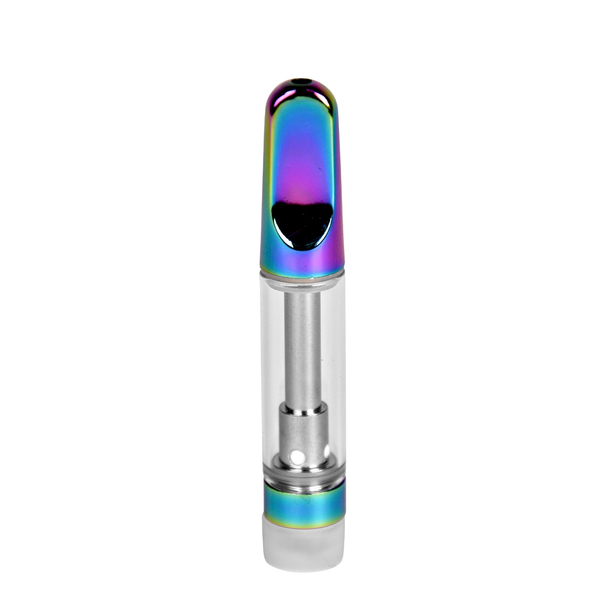 Empty 1mL 510 Iridescent Tip Vape Cartridge-Vape Cartridges-Vape Pens Wholesale