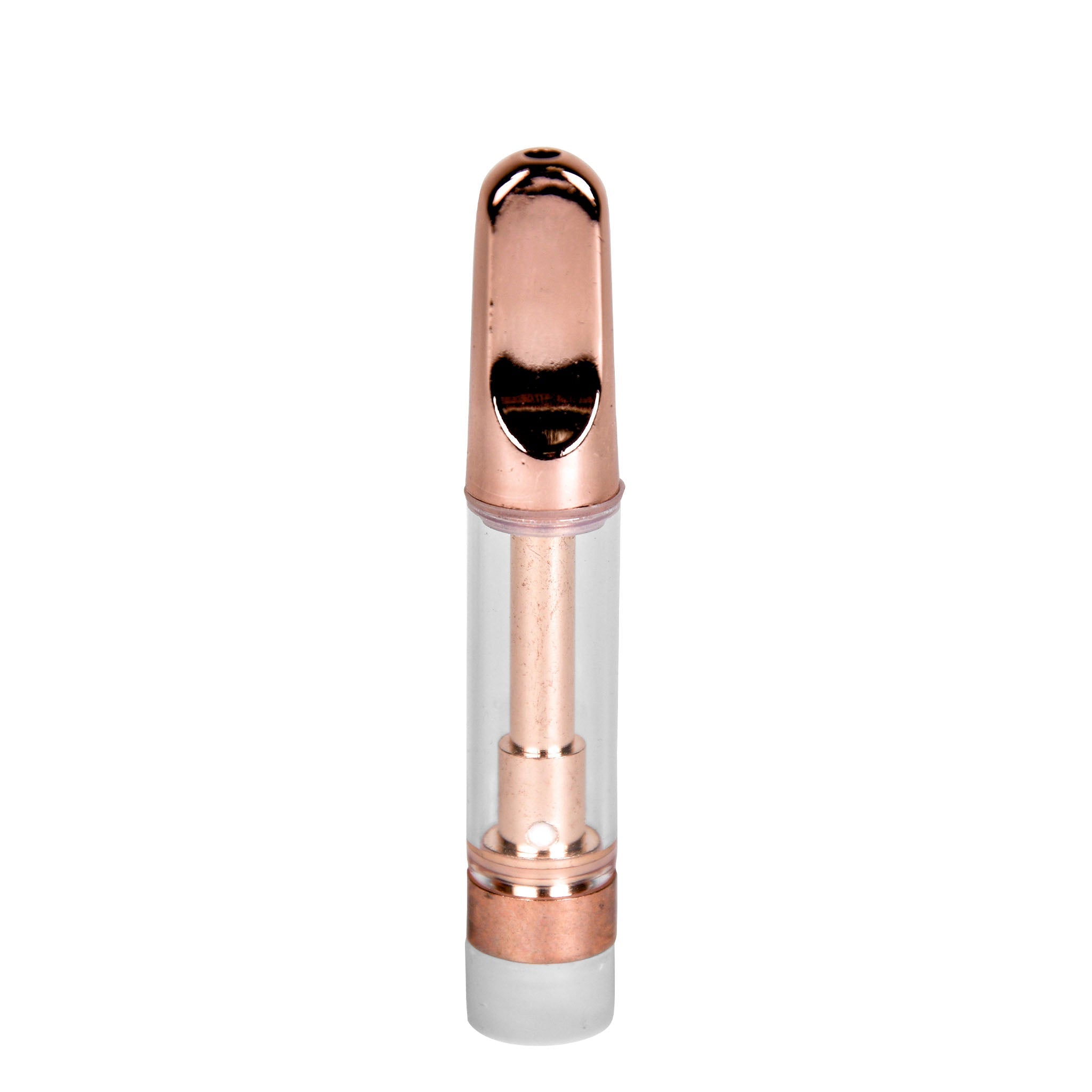 Empty 1mL 510 Rose Gold Tip Vape Cartridge | Lab Tested Empty 1mL 510 Rose Gold Tip Vape Cartridge | Lab Tested