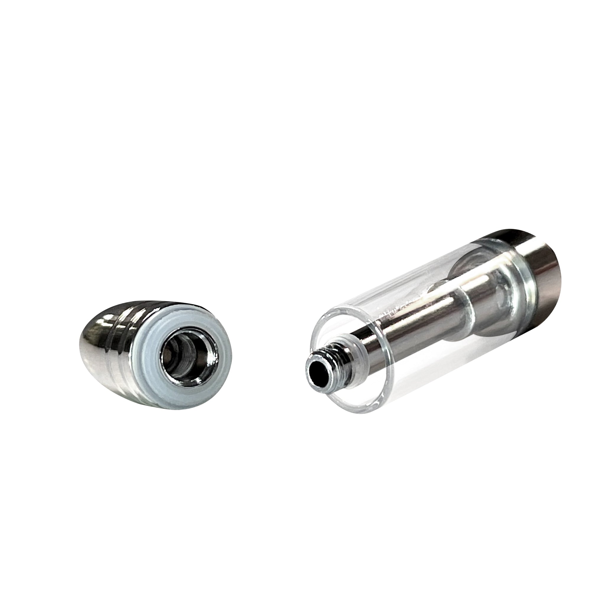 Empty 1mL 510 Silver Bullet Tip Vape Cartridge-Vape Cartridges-Vape Pens Wholesale