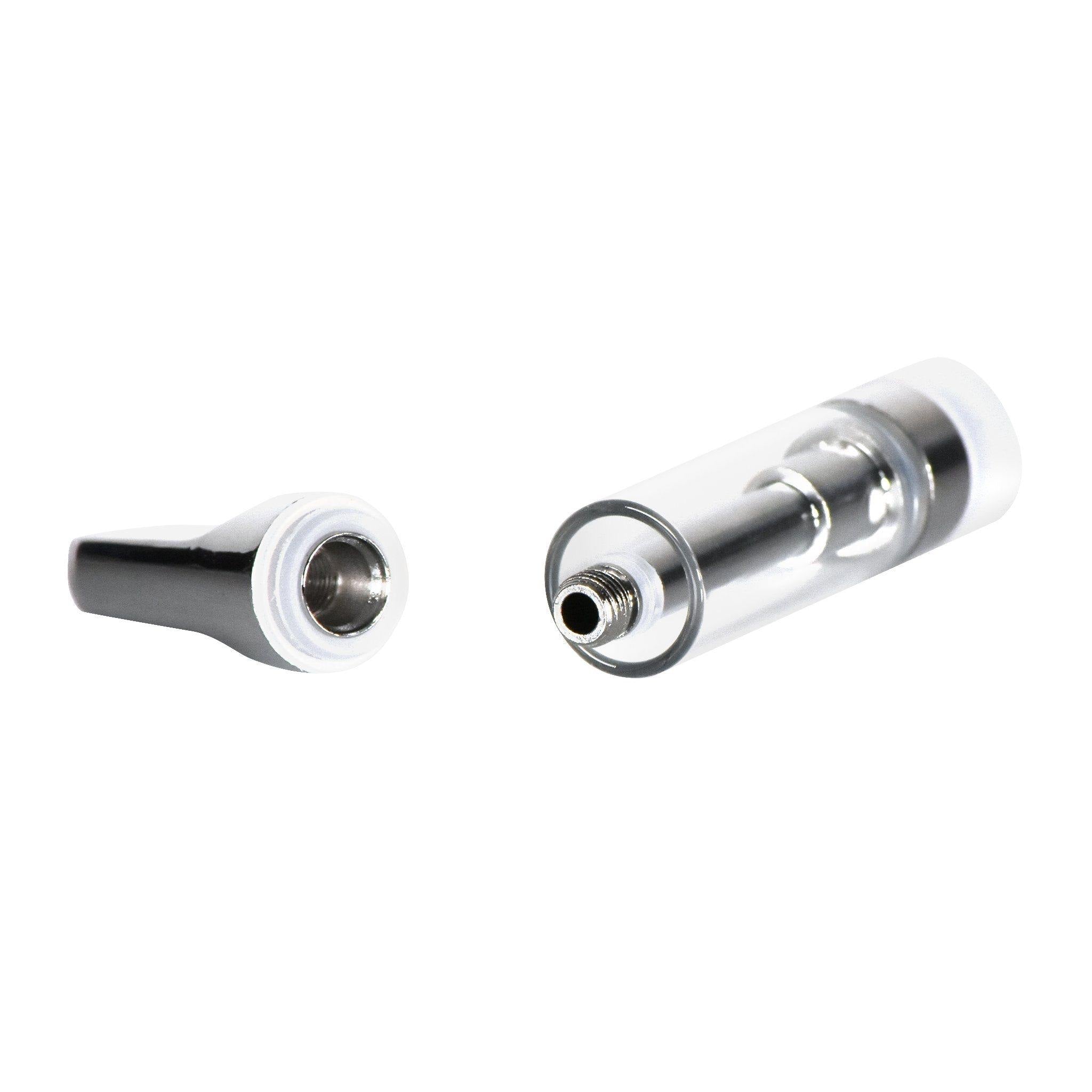 Empty 1mL 510 Silver Tip Vape Cartridge-Vape Cartridges-Vape Pens Wholesale