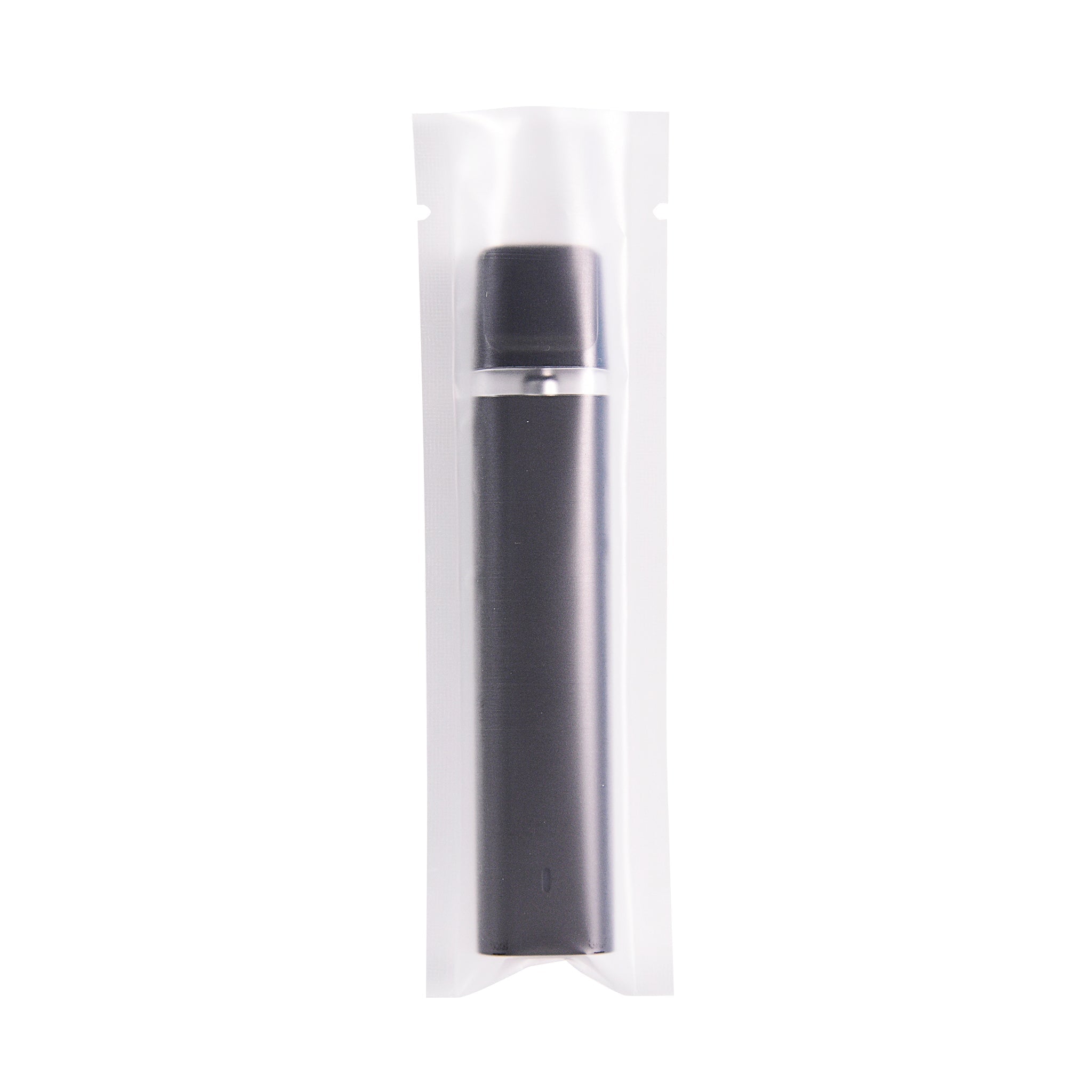 V4-Compatible Frosty Child Resistant Black Disposable Mylar Bags-Mylar Bags-Vape Pens Wholesale