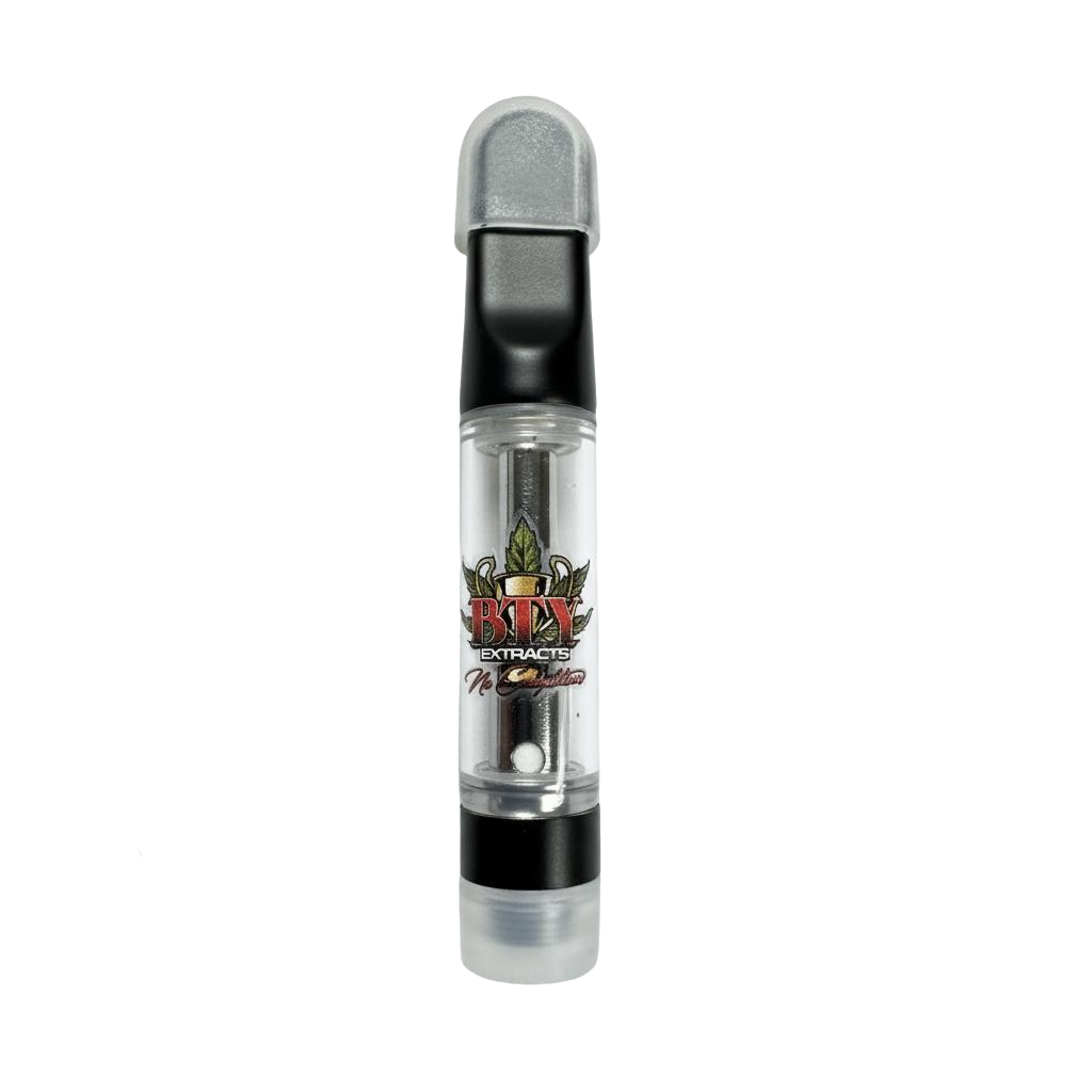 BTY Extracts 1mL Cartridge – Matte Black Tip