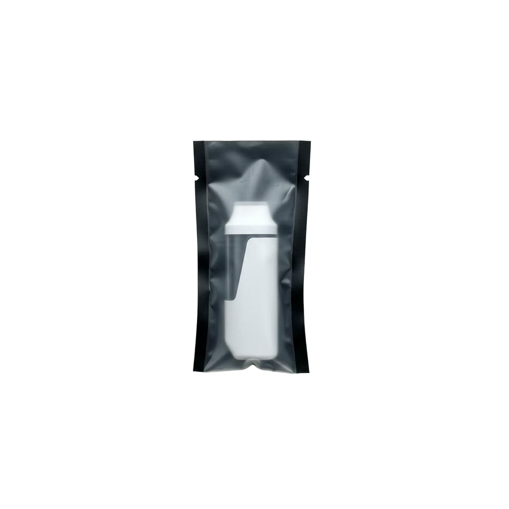 P0ki Matte Black Mylar Bag