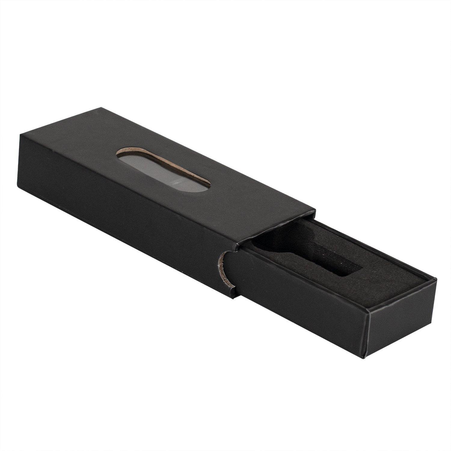 Black Vape Cartridge Slide Out Box Packaging-Cartridge Packaging-Vape Pens Wholesale