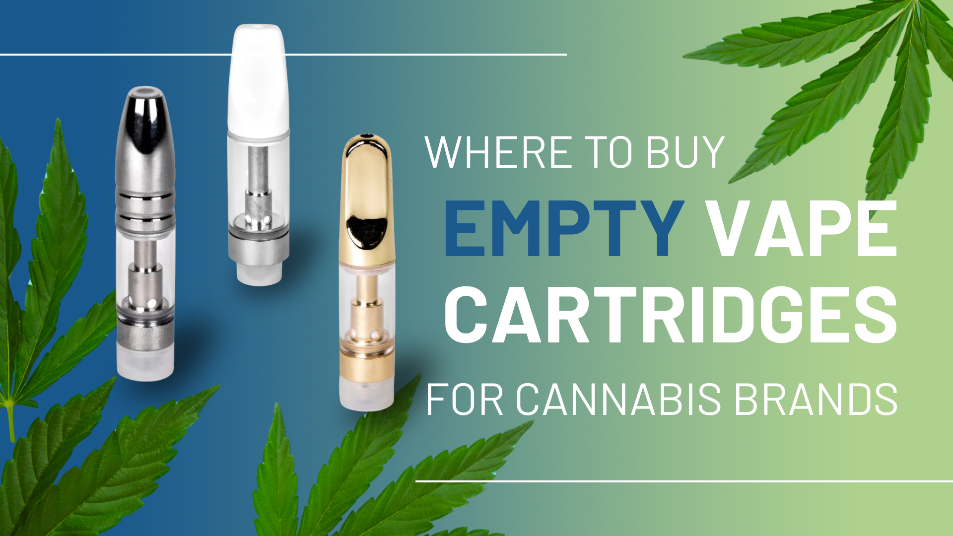 Where to Buy Empty Vape Cartridges for Cannabis Brands Featured Image
