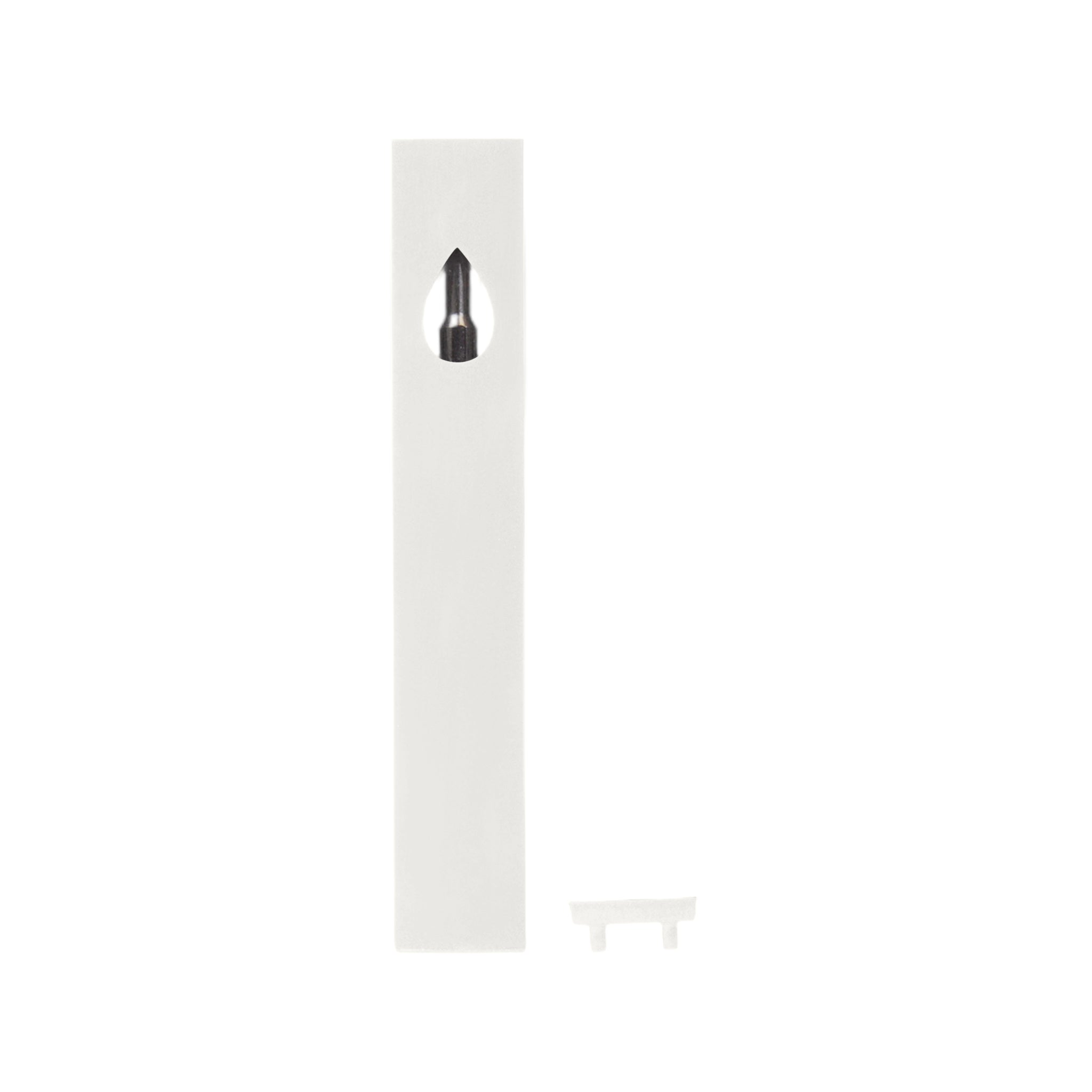White 3rd Gen Disposable Tear Drop Flat Tip