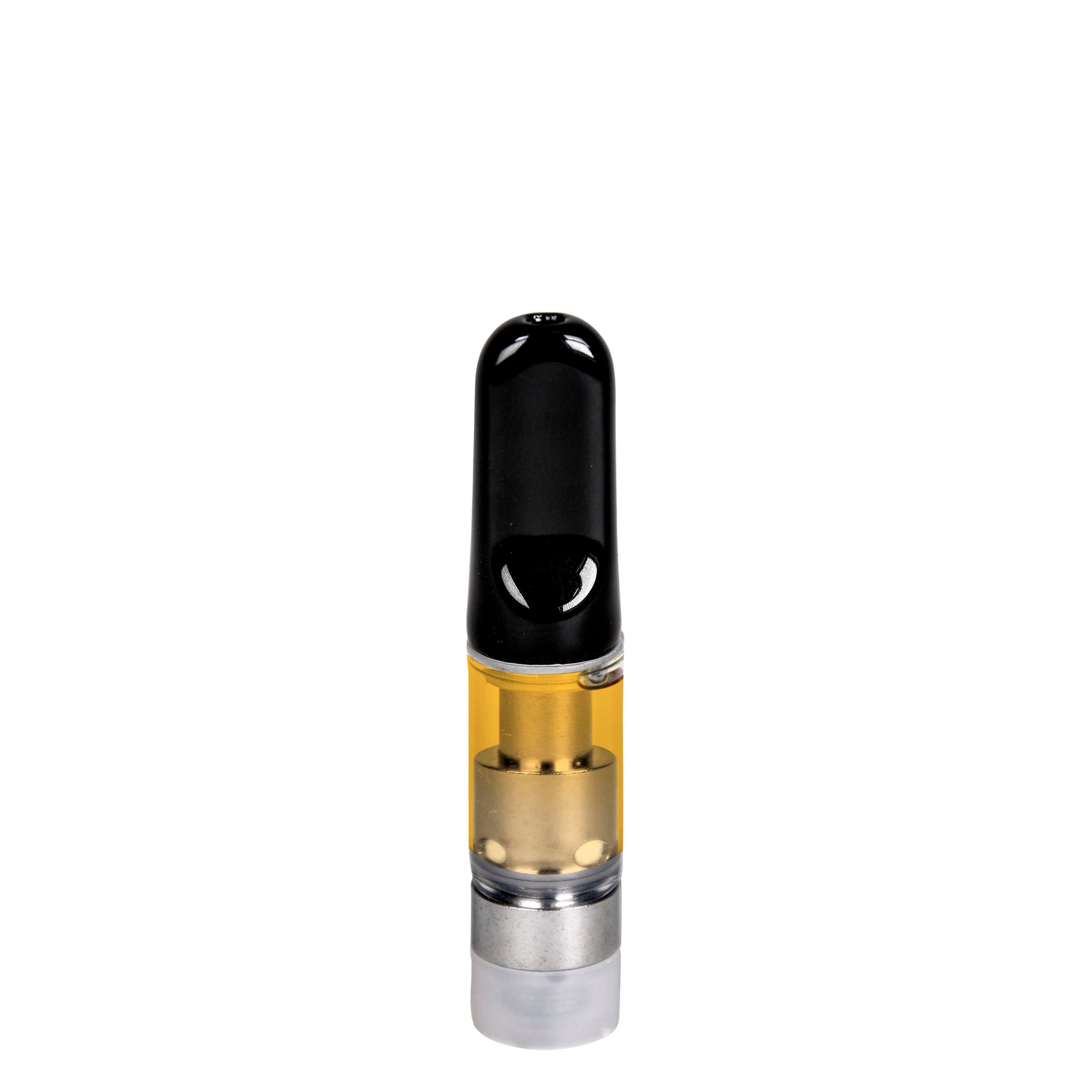 Empty 0.5mL 510 Black Tip Vape Cartridge Lab Tested