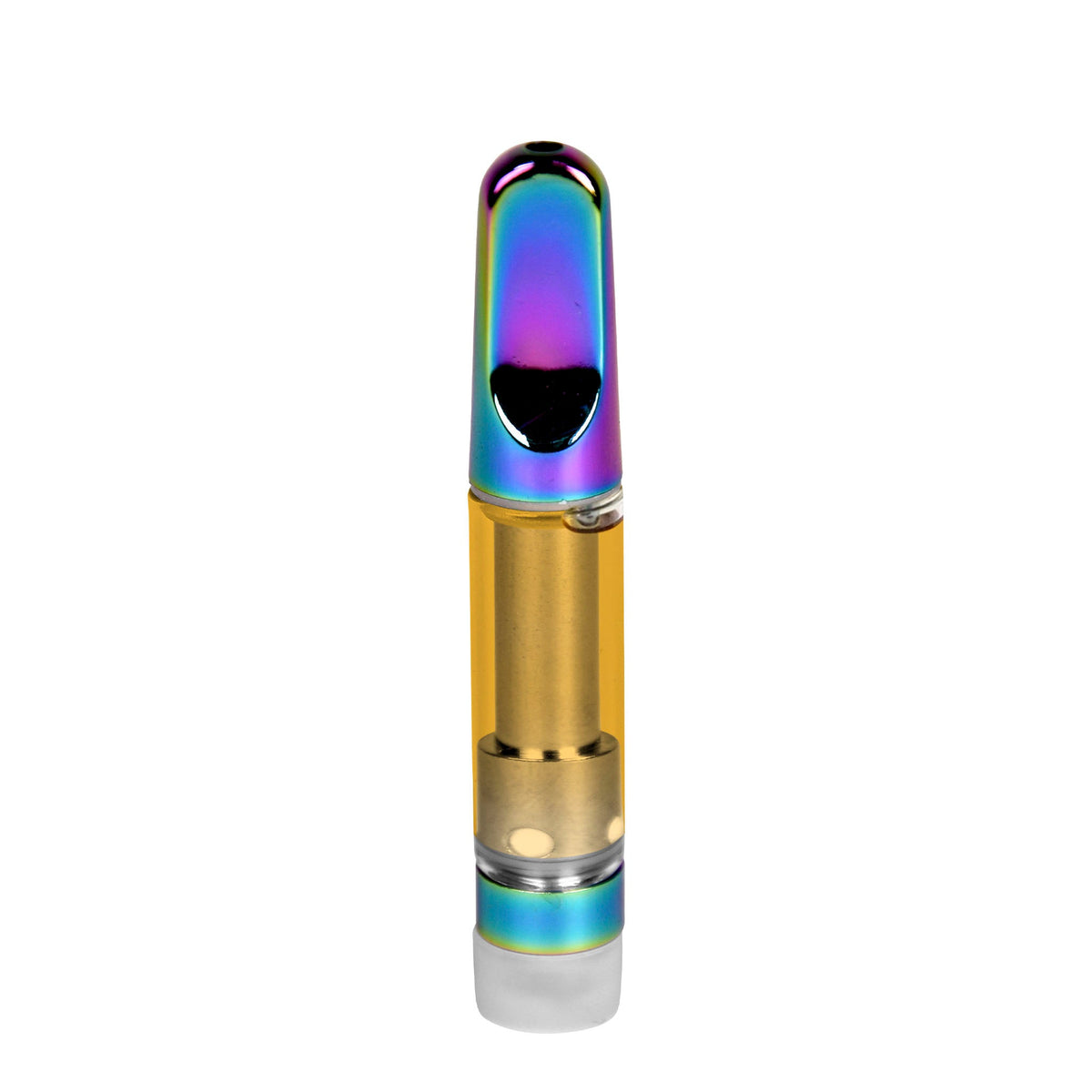 Empty 1mL 510 Iridescent Tip Vape Cartridge Lab Tested