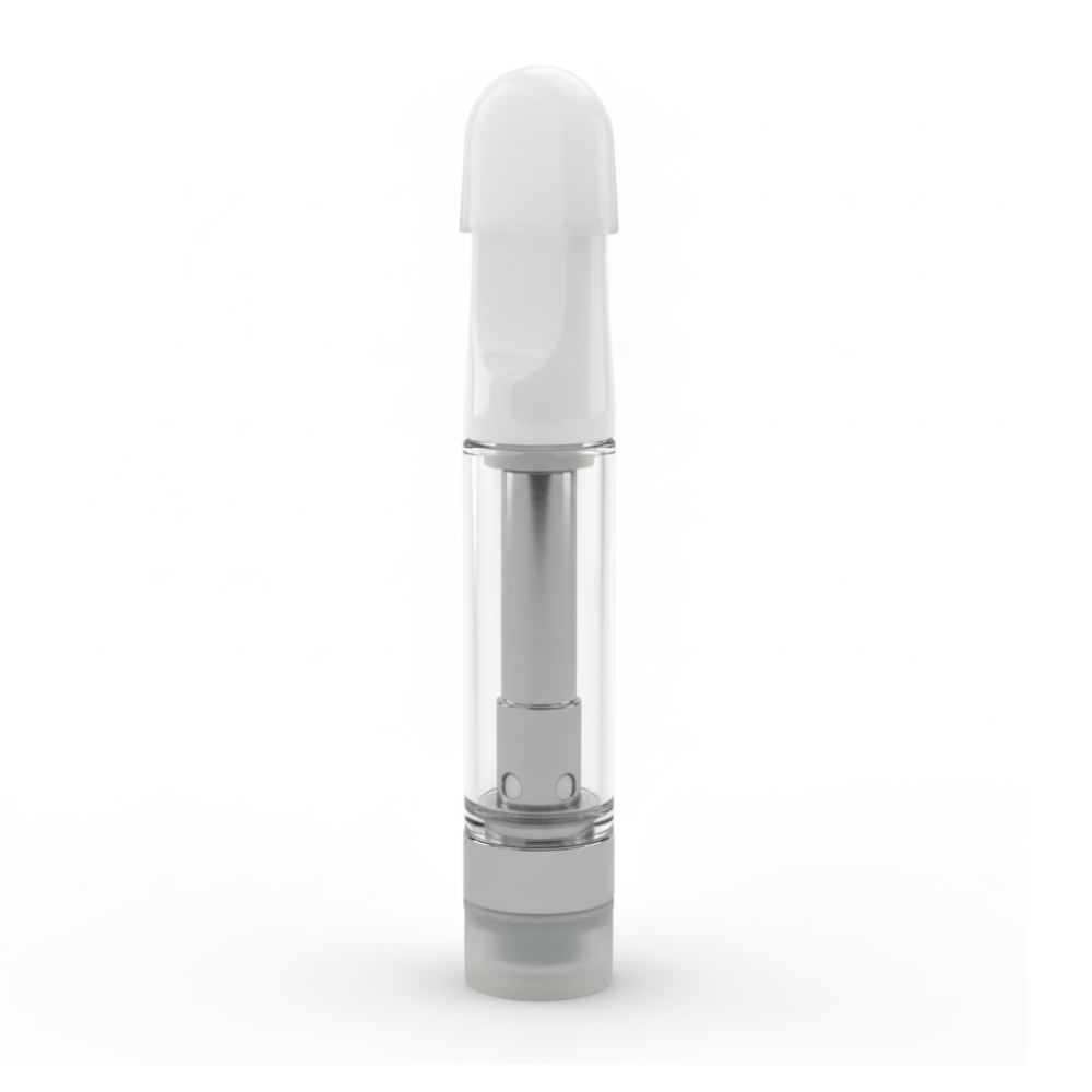 Empty 0.8mL 510 White Tip Vape Cartridge