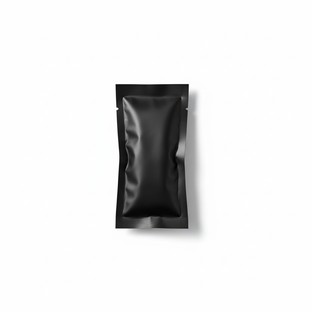 P0ki Matte Black Mylar Bag